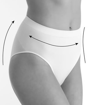 tummy flattening shapewear brief