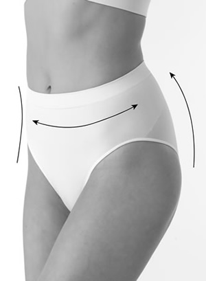 womens shaper briefs